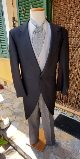 Frac Boda Talla 52 Negro/Gris