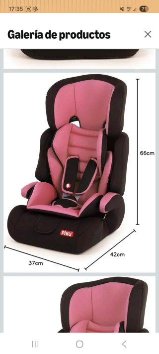 Silla coche PIKU Grupo 1-2-3