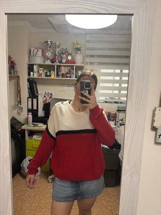 Jersey Oversize Tricolor Punto