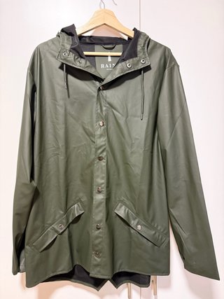 Chubasquero RAINS Verde Talla S/M