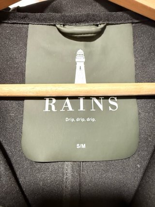 Chubasquero RAINS Verde Talla S/M