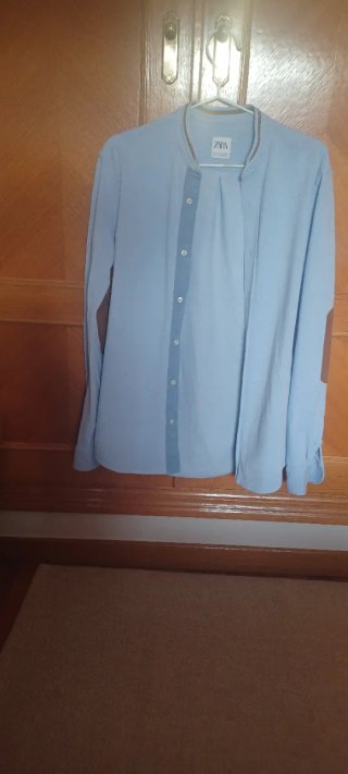 Camisa Zara Azul Talla S