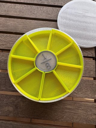 Discos de fracciones para mesa de luz
