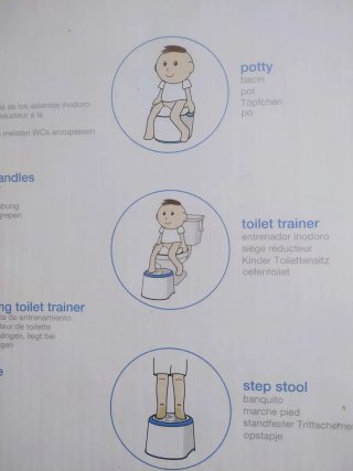 Adaptador de orinal para bebé 3 en 1