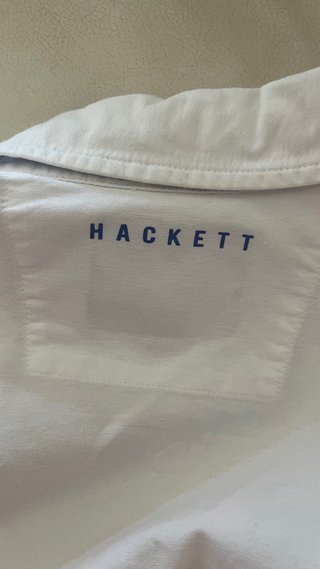 Camisa Hackett Aston Martin Racing Blanca