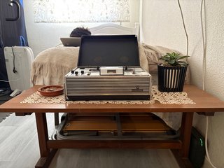 Mesa auxiliar de madera Medidas  1,00x38