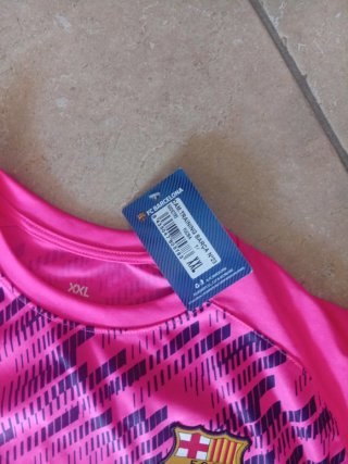 T-shirt FC Barcelona rosa taglia XXL