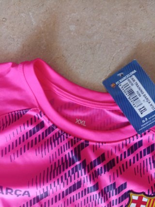 T-shirt FC Barcelona rosa taglia XXL