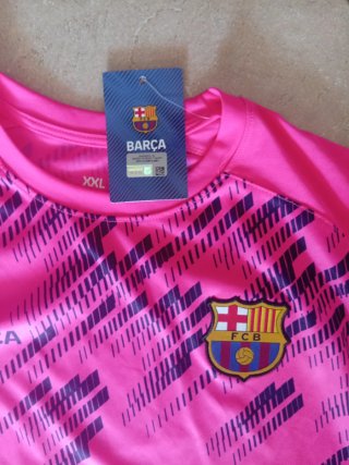 T-shirt FC Barcelona rosa taglia XXL