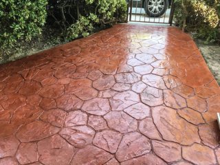 Hormigón impreso para exteriores