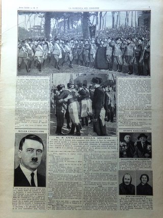 La Domenica del Corriere nr 7 del 12 Febbraio 1933