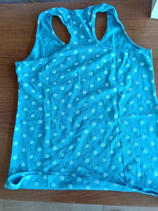 3 camisetas de tirantes para niña con lunares