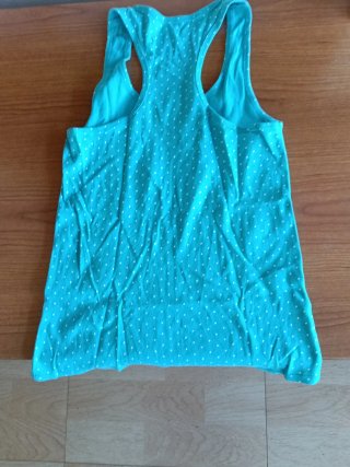 3 camisetas de tirantes para niña con lunares