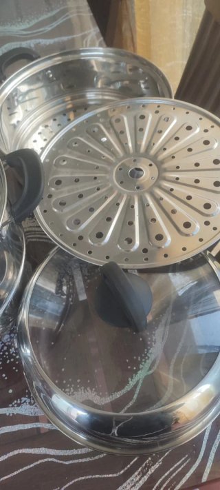 Vaporiera LONG LI 3 piani acciaio inox
