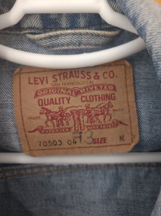 Chaqueta Vaquera Levi's 70503 Vintage Años 90 Tall