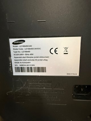 Televisor Samsung Negro