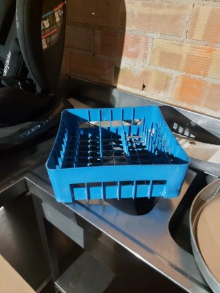 Cesta para lavavajillas 35x35