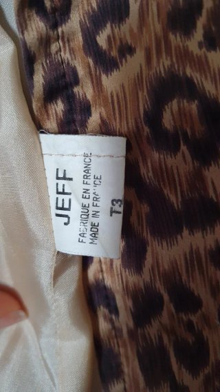 Chaqueta Estampada Animal Print