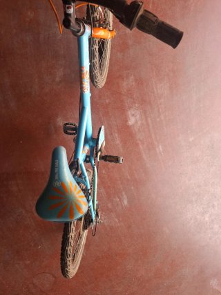 Bicicleta infantil azul