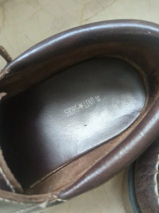 Zapato náutico infantil marrón talla 39