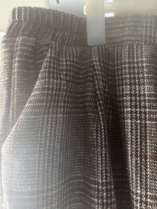 Pantalón rayas marrón multicolor