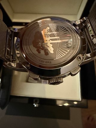 Corniche Heritage Chronograph 39mm Acero Blanco