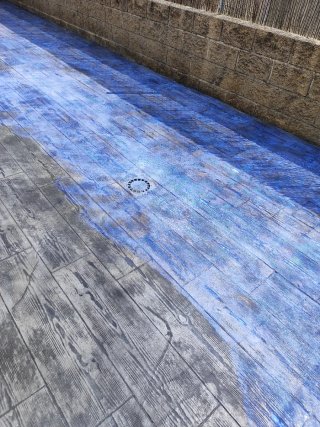 Hormigón impreso para exteriores