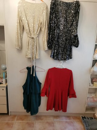 Lote 3 monos  manga larga + vestido Zara