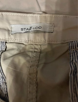 Pantaloni uomo beige taglia 50