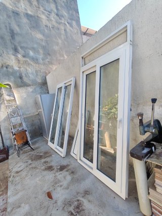 Balconera corredera PVC 120x212