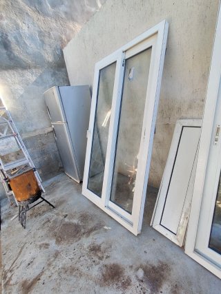 Balconera corredera PVC 120x212