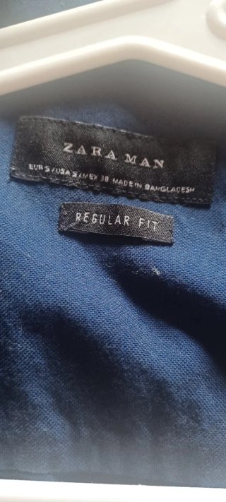 Camisa Zara Azul Marino Talla S