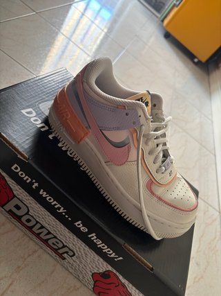 Nike Air Force 1 Shadow Donna Rosa Bianco