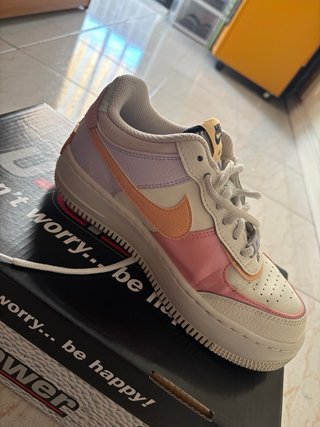 Nike Air Force 1 Shadow Donna Rosa Bianco