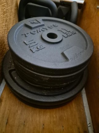 Pack de pesas de disco para gimnasio