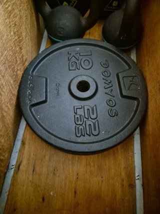 Pack de pesas de disco para gimnasio