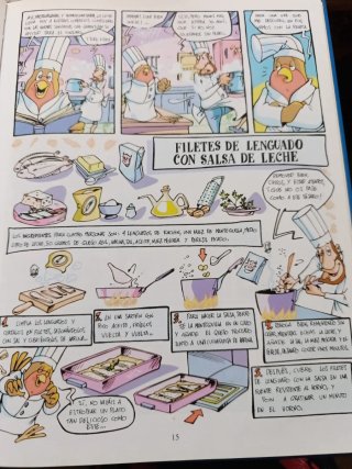 2 comic de la cocina divertida de Karlos arguiñano