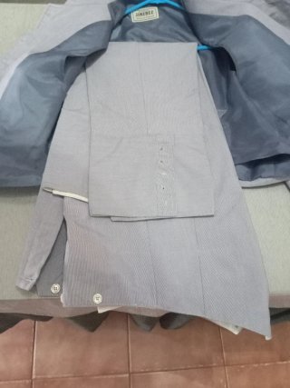 Traje de flamenco azul JIMENEZ