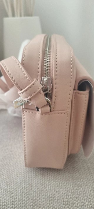 Calvin Klein Tracolla Re-Lock Camera Bag Rosa