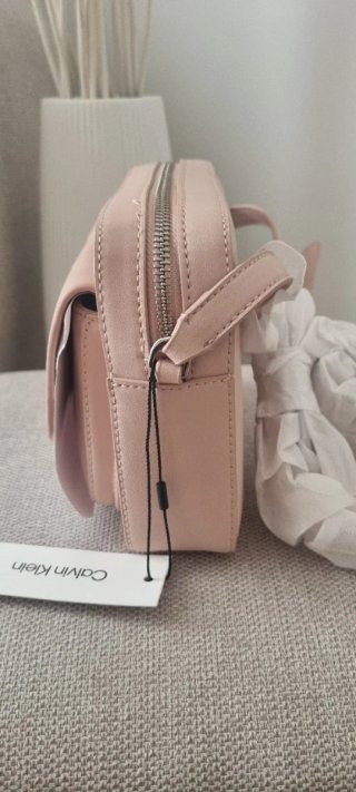 Calvin Klein Tracolla Re-Lock Camera Bag Rosa
