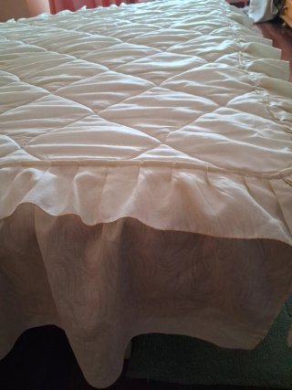 Edredón beige clarito 135 cm