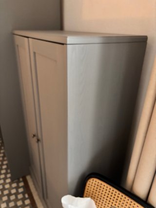 Mueble de almacenaje Ikea gris