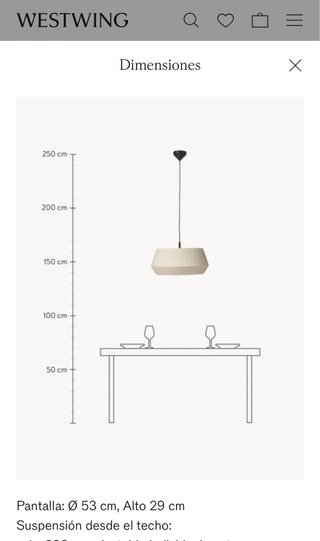 Lámpara colgante Nordlux Westwing