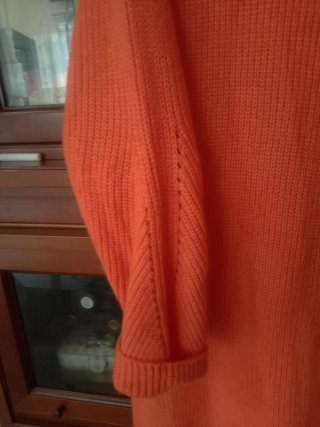Jersey vestido midi con capucha talla 50