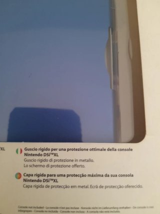 NUEVO. Custodia in metallo blu DSi XL BigBen