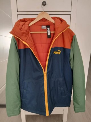 Cazadora Puma multicolor con capucha.  Talla L