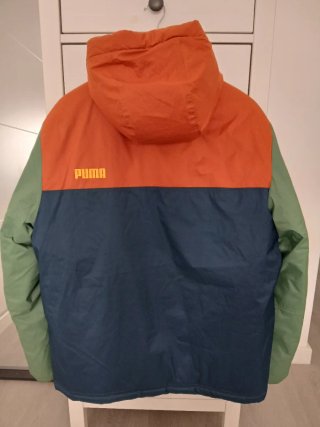 Cazadora Puma multicolor con capucha.  Talla L