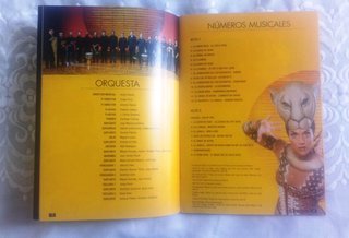 Lote El Rey León: Programa y Vaso
