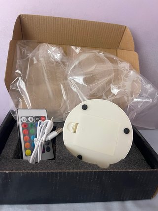 Lámpara LED 3D Haaland - Fútbol RGB