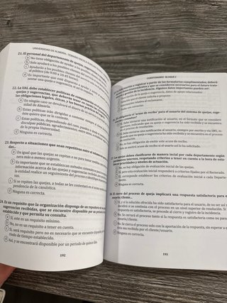 Cuestionarios Test Conserje de la Universidad d...